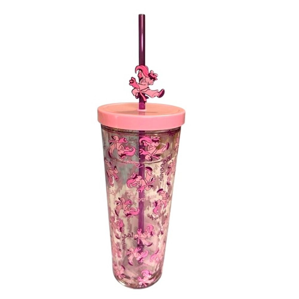 Disney Parks Miss Piggy Tumbler with Straw and Charm – The Muppets New with Tags